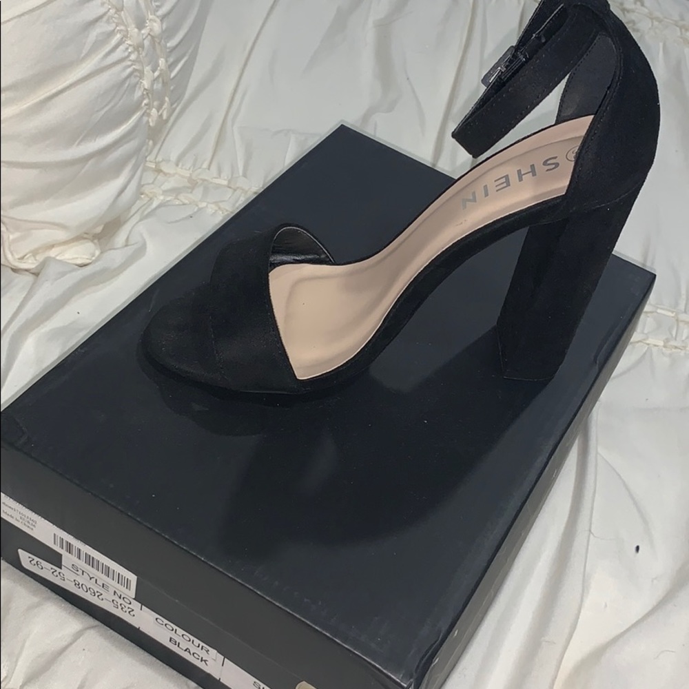 black heels